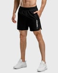 Squat Wolf - Warrior Shorts - Black - XL