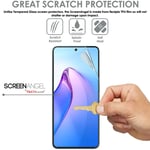 3x TECHGEAR (TPU) FULL COVERAGE Screen Protector Covers for Oppo Reno 8 Pro 5G