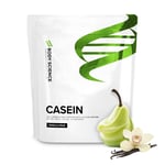 Body Science 4 x Kasein - 750 g Vanilla Pear Casein Kaseinpulver, Proteinpudding gram