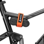 Granite Rockband Sangle de Transport de Cadre pour Chambres à Air et Kit d'Outils Vélo, Solution de Rangement pour Attacher du Matériel Supplémentaire à Votre VTT (Orange)