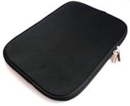 Emartbuy® Black Water Resistant Neoprene Soft Zip Case/Cover suitable for Amazon Kindle Fire HDX Tablet (7 Inch eReader/Tablet/Netbook)