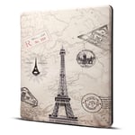 Amazon Kindle Oasis (2019) stylish pattern leather flip case - Eiffel Tower