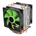 CCYLEZ CPU Cooler,3PIN CPU Cooler,Double Efficient Heat Dissipation Fan,Computer CPU Cooling Fans for LGA775/1155/1156/1366 AMD AM2/AM2+/AM3
