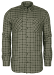 Pinewood Lappland Ullskjorta Herr Mossgreen/Light Khaki M