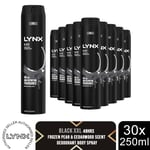 Lynx XXL Body Spray 48-H High Definition Fragrance Deodorant for Men 250ml, 30pk