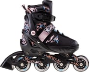 Martes Morolo Jrb Recreational Justerbara Svarta Rullskridskor, Storlek 37-40