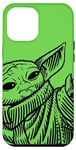 Coque pour iPhone 15 Pro Max Star Wars Le Grogu Mandalorien Utilisant la Force Vert