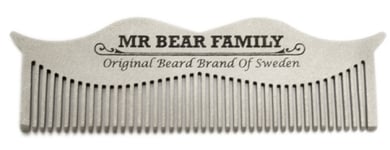 Mr Bear Family Steel Comb - Skägg och Mustaschkam