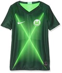 Nike VFLW Y NK BRT STAD JSY SS HM T-Shirt de Football Enfant Pro Green/Green Strike/(White) (No Sponsor) FR : S (Taille Fabricant : S)
