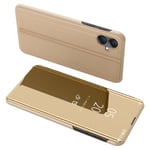 Samsung Galaxy A05 View Window Fodral - Guld