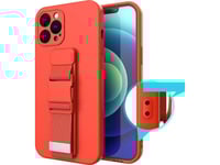 Hurtel Rope Case Silikonfodral Med Nyckelband Väska Nyckelband För Samsung Galaxy A53 5G Svart