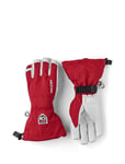 Army Leather Heli Ski - 5 Finger *Villkorat Erbjudande Accessories Gloves Röd Hestra