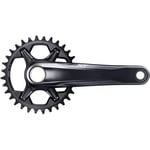 Shimano XT M8100 Single 12 Speed Chainset With Chainring - Dark Grey / 34 175mm