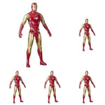 Avengers Marvel Titan Hero Series Collectible 30CM Iron Man Action Figure, Toy For Ages 4 and Up (Pack of 5)