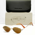 Authentic Giorgio Armani 1997 Vintage Sunglasses Metal Gold Mens Womens 221 743