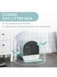 Pawhut Cat Litter Box With Hood Scoop Filter Flap Door, 43X44X47 Cm, Green