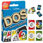 DOS Card Game From the Makers of UNO for 2-4 Players FRM36 NEW FREE SHIPPING