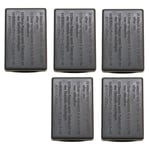 5x HQRP Battery Covers for Canon NB-1L / NB-1LH PowerShot S100, S110, S200