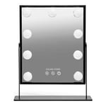 Gillian Jones Makeup Artist Mirror med 9 kraftiga LED-lampor - Svart - 1 st