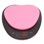 Digital Kitchen Scale 2kg/0.1g Heart Shaped Jewelry Scales with LCD Display Pink