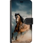 Asus Zenfone 10 Svart Plånboksfodral Springande Häst