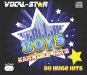 Vocal-Star Boys Pop Karaoke CDG Disc Set 80 Songs 4 Discs For Karaoke Machine