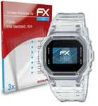 atFoliX 3x Screen Protector for Casio DW-5600SKE-7ER clear