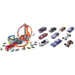 Hot Wheels 54886 10 Car Pack Assortment (Pack May Vary) Spin Storm Track Set