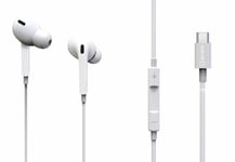 White USB TYPE C Earphones In-Ear Headphones For Huawei P20 P30 Pro Samsung S9