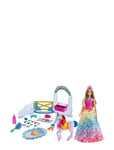 Dreamtopia Doll And Unicorn Patterned Barbie
