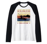 Life Isn't About Waiting For The Storm To Pass It's About Le Raglan Baseball Tee