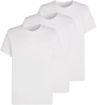 Calvin Klein Men's S/S Crew Neck 3PK Shirt, White, S (Pack of 3)
