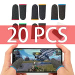 20pcs Gaming Finger Sleeve Mobile Game Controller Pubg WINE