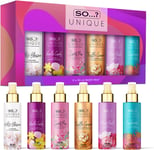So…? Unique Grande Womens Mini Mist Gift Set, Body Mist Fragrance Spray 6x50ml