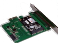 mSATA SSD PCIe-expansionskort, 6 Gbps DELTACOIMP grön / KCSSD1