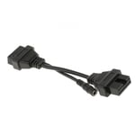 16 pins til 12 pins OBD2 adapter for Mitsubishi