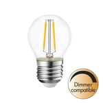 Seca dimbar LED klot 2200K 100lm E27 1,5W