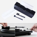 3in1 Vinyl Record Cleaning Brush Set Stylus Velvet Anti-static Cleaner Kit Black