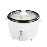 1.8 Litre Non-stick Bowl Electric Rice Cooker Pot Kitchen Steamer 700W White New