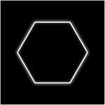 Hexagon-belysning Dr Dirt Garage Sky Gen2, Single Hexagon, 105 x 115 cm