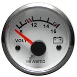 Voltmätare Analog Wema Rf/Vit