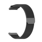 Armband Milanese till Garmin Forerunner 245 / 245 Music - Svart