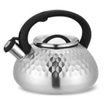 Kettle Lid Whistle 3L Stainless Steel Induction Gas Ceramic Electric All Cooker