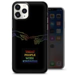 Pride rainbow,Treat people with kindness phone case for iPhone X/XS (2020) Design3