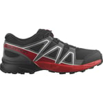 Salomon Salomon SPEEDCROSS J Black/Quiet Shade/High Risk Red 39, Black/Quiet Shade/High Risk Red