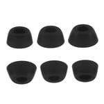 6 Pairs Soft Earbuds Ear Tips Plug for Huawei FreeBuds Pro Earphones Black