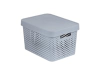 Curver Infinity 17L Ljusgrå Genombruten Container Med Lock - 229168
