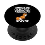 This Is My Human Costume I'm Really A Fox PopSockets Support et Grip pour Smartphones et Tablettes