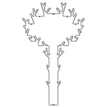 Maze Tree Hanger Naulakko, Musta Metalli
