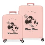 Disney Good Things Suitcase Set, One Size, Pink, One Size, Suitcase Set